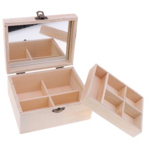 Boite De Rangement Maquillage Avec Miroir