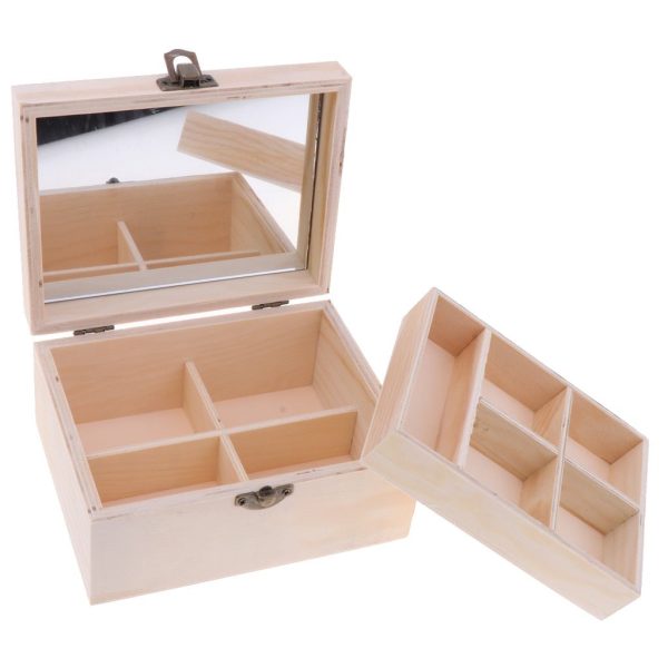 Boite De Rangement Maquillage Avec Miroir