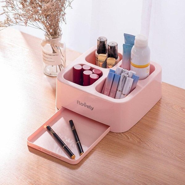 organisateur bureau maquillage
