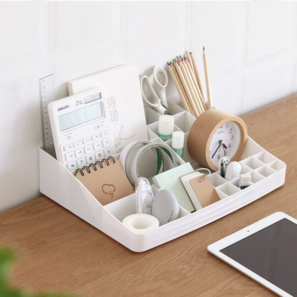 Organisateur De Maquillage Blanc – Image 5