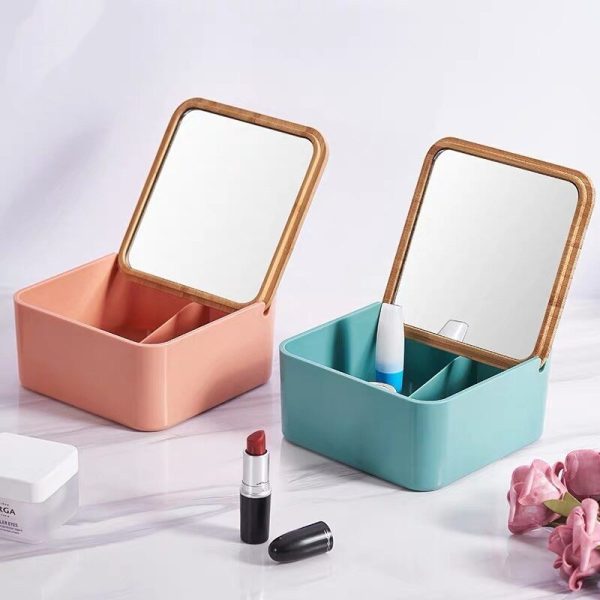Organisateur Maquillage Avec Miroir – Image 2