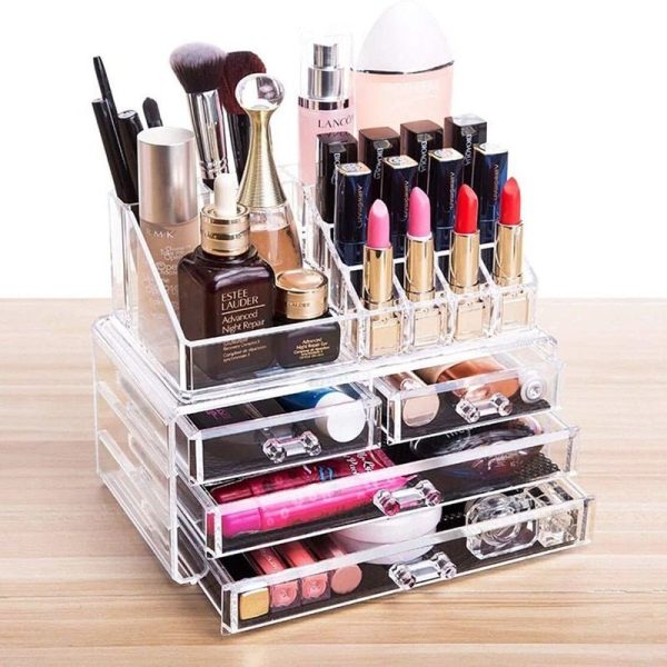organisateur maquillage tiroir