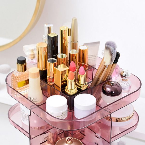Petit Rangement Maquillage Rose – Image 4