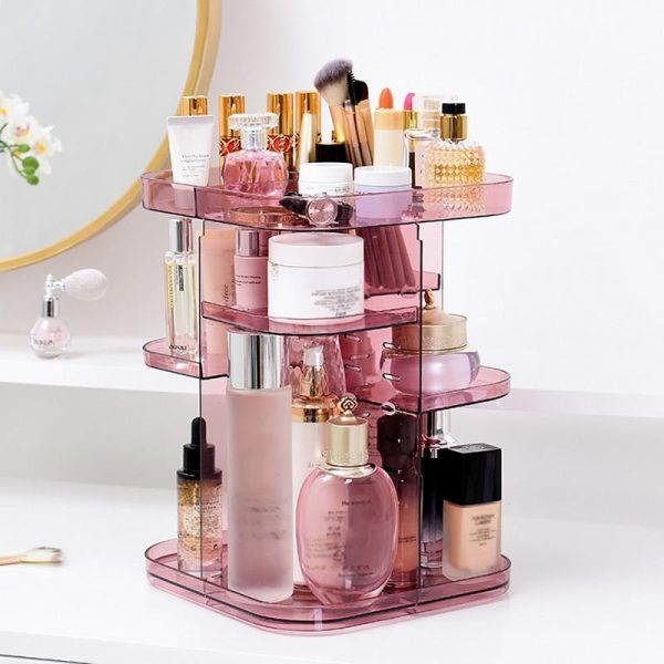 Petit Rangement Maquillage Rose – Image 2