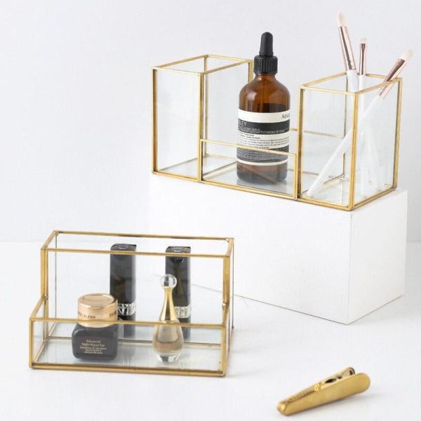 Rangement Maquillage En Verre