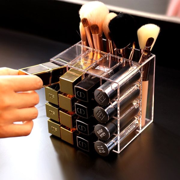 Rangement Maquillage Plastique Transparent – Image 4