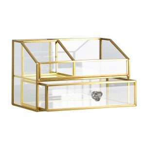 rangement transparent maquillage 