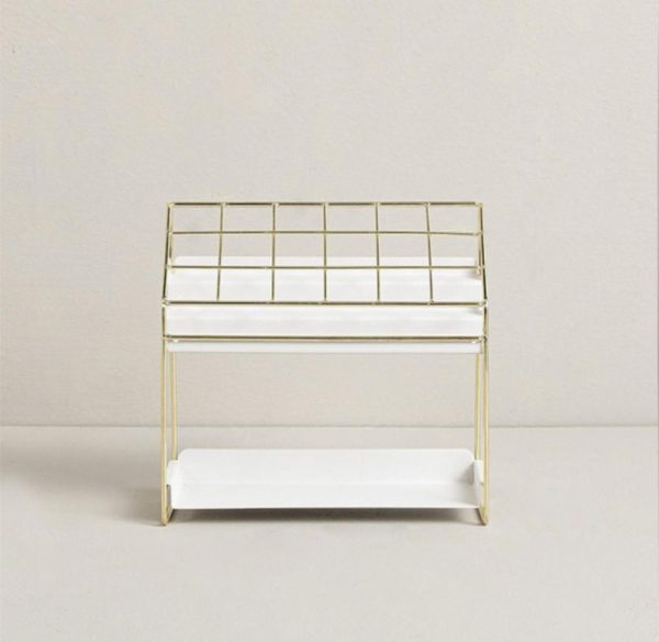 Rangement Transparent pour Salle de Bain - Range Maquillage