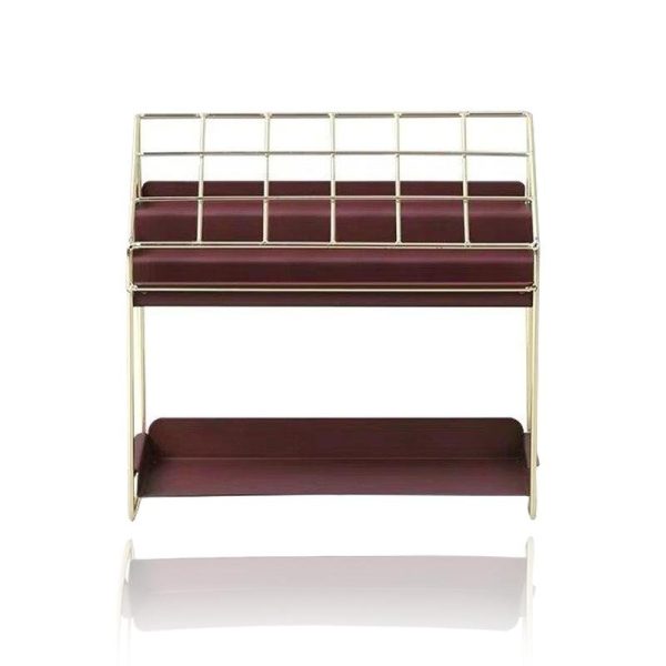 organisateur maquillage miroir
