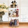 Tour de Rangement Maquillage Acrylique Tournant - Range Maquillage